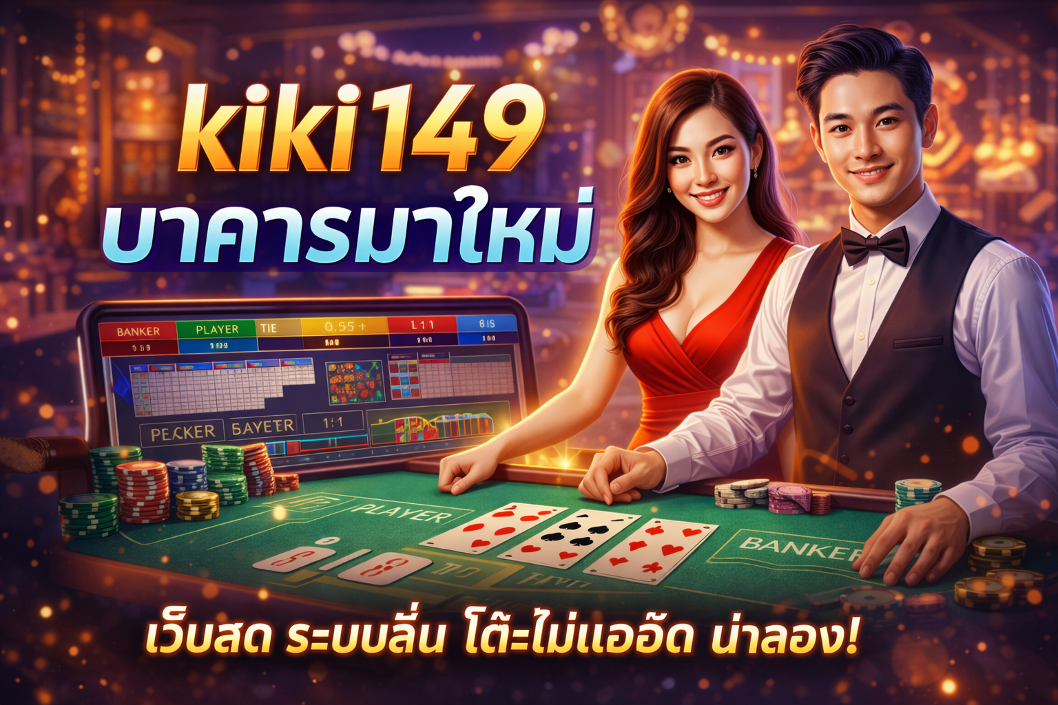 kiki149 บาคาร่ามาใหม่ ประสบการณ์ใหม่ และจังหวะเกมที่ยังไม่อิ่มตัว