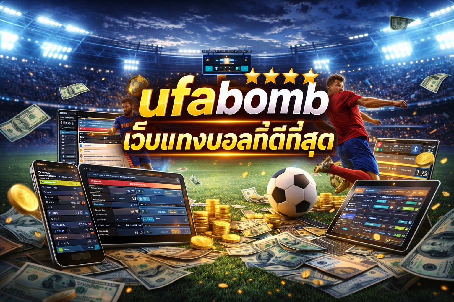 ufabomb เว็บแทงบอลที่ดีที่สุด ครบทุกลีก อัปเดตราคาสด แม่นยำทุกจังหวะ